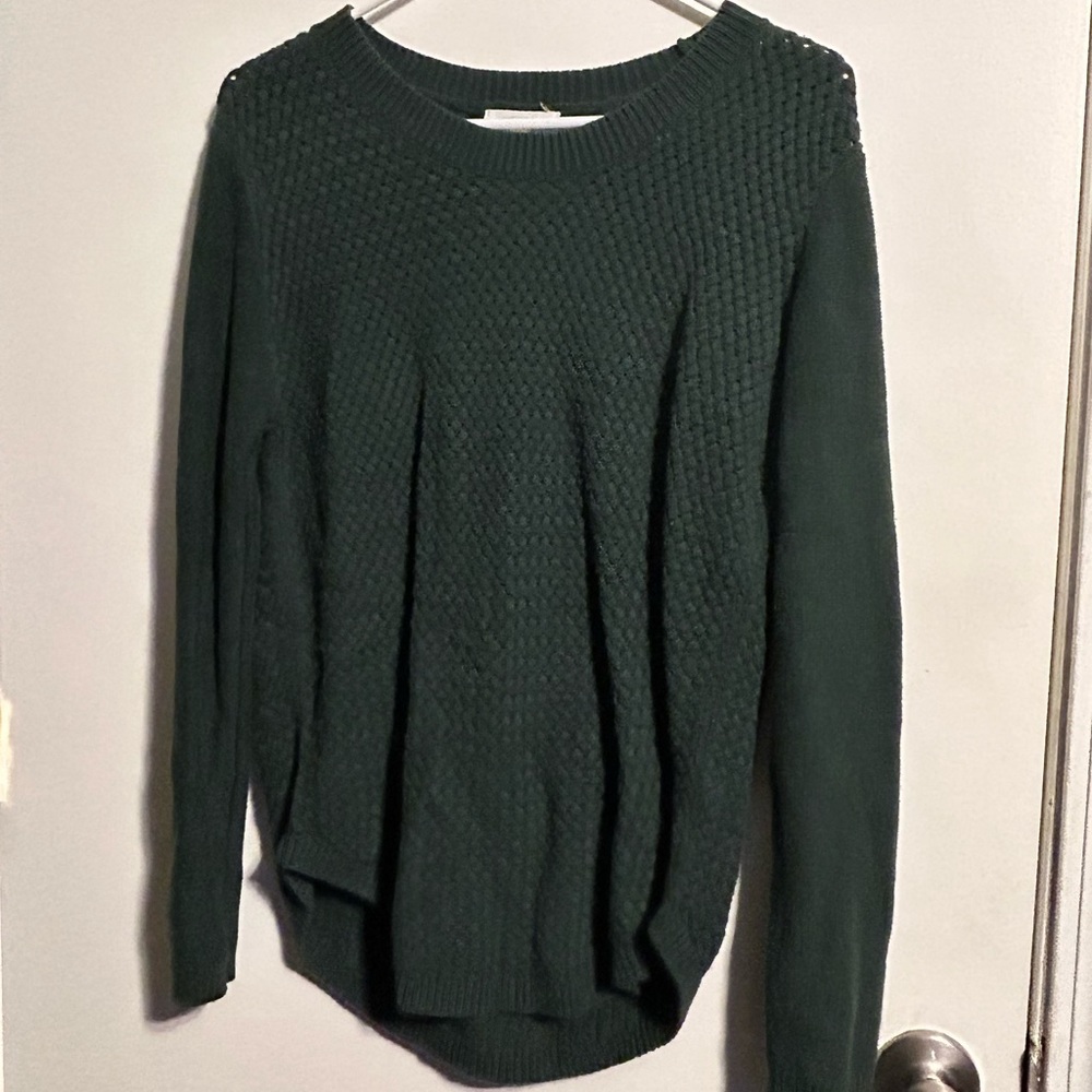 AUGUST MIST Josey Elbow Patch Sweater